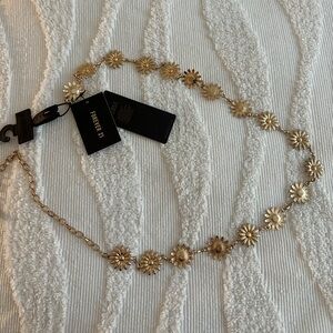 Forever 21 Floral Chain Belt